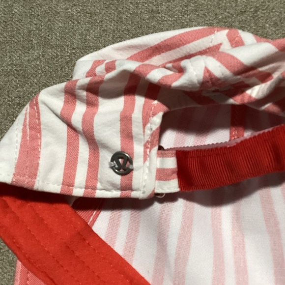 lululemon athletica Pink and White Striped Hat - Picture 3 of 5